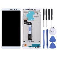 huismerk LCD-scherm en digitizer volledige assemblage met frame voor Xiaomi Redmi Note 5/Note 5 Pro (wit)