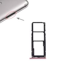 SIM-kaart lade + SIM-kaart lade + micro SD-kaart voor Xiaomi Redmi S2 (Rose goud)