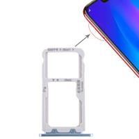 huismerk SIMKAARTHOUDER voor Huawei Nova 3 (blauw)