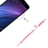 huismerk Aan/uit-knop en volume knop voor Xiaomi Redmi 4A (roze)