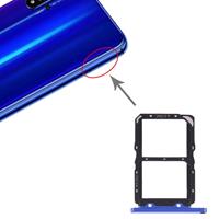 huismerk SIM-kaart lade + SIM-kaart lade voor Huawei Honor 20 (blauw)