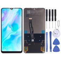 huismerk LCD-scherm en digitizer volledige montage voor Huawei P30 Lite (zwart)