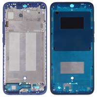 huismerk Middelste frame bezel plaat met kant toetsen voor Xiaomi Redmi 7 (blauw)