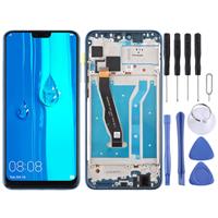 huismerk LCD-scherm en digitizer volledige montage met frame voor Huawei geniet van 9 plus (blauw)