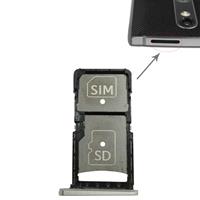 huismerk SIM-kaart lade + micro SD-kaart lade voor Motorola Droid Turbo 2/XT1585 (goud)