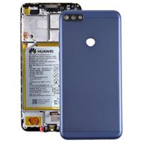 huismerk Achtercover met Zijtoetsen voor Huawei Honor Play 7C (blauw)