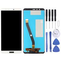 huismerk LCD-scherm en digitizer volledige montage voor Huawei Enjoy 8 plus/Y9 (2018) (wit)