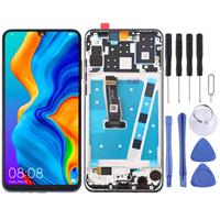 huismerk LCD-scherm en digitizer volledige montage met frame voor Huawei P30 Lite/Nova 4e (zwart)