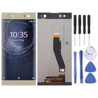 huismerk LCD-scherm en digitizer volledige montage voor Sony Xperia XA2 Ultra (goud)