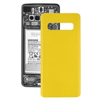 huismerk Batterij back cover voor Galaxy S10 (geel)