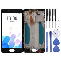 huismerk LCD-scherm en digitizer volledige montage met frame voor Meizu Meilan A5/M5c (zwart)