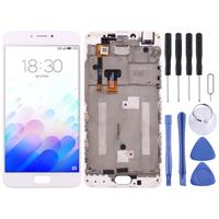 huismerk LCD-scherm en digitizer volledige assemblage met frame voor Meizu M3 Note (internationale versie) M681H M681Q (wit)