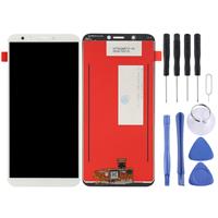 huismerk LCD-scherm en digitizer volledige montage voor Huawei Enjoy 8/Nova 2 Lite/Y7 (2018) (wit)