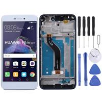 huismerk LCD-scherm en digitizer volledige montage met frame voor Huawei Honor 8 Lite (wit)