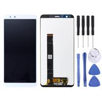 huismerk LCD-scherm en digitizer volledige montage voor ASUS Zenfone Max plus (M1) X018DC X018D ZB570TL (wit)