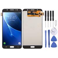 huismerk TFT-materiaal LCD-scherm en digitizer volledige assemblage voor Galaxy J7 (2016)/op 8 J710F/J710FN/J710M/J710MN/J7108 (zwart)