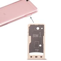 huismerk 2 SIM-kaart lade/micro SD-kaart lade voor Xiaomi Redmi 5A (goud)