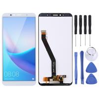 huismerk LCD-scherm en digitizer volledige montage voor Huawei Enjoy 8e/Y6 (2018) (wit)