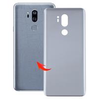 huismerk Achtercover voor LG G7 ThinQ (zilver)