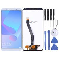 huismerk LCD-scherm en digitizer volledige assemblage voor Huawei Y6 Prime (2018) (wit)