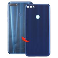 huismerk Achtercover met Zijtoetsen voor Huawei Enjoy 8 (blauw)