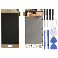 huismerk LCD-scherm en digitizer volledige montage met frame voor Lenovo Vibe P2/P2a42/P2c72 (goud)