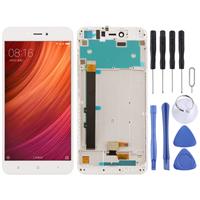 huismerk LCD-scherm en digitizer volledige assemblage met frame voor Xiaomi Redmi Note 5A (wit)