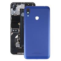 huismerk Batterij achtercover met camera lens voor ASUS Zenfone Max m2 ZB633KL ZB632KL (blauw)