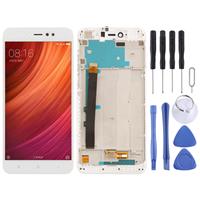 huismerk LCD-scherm en digitizer volledige assemblage met frame voor Xiaomi Redmi Note 5A Prime/Remdi Y1 (wit)