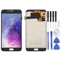 huismerk TFT-materiaal LCD-scherm en digitizer volledige assemblage voor Galaxy J4 (2018) J400F/DS J400G/DS (zwart)