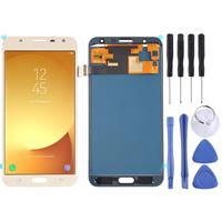 huismerk LCD-scherm en digitizer volledige assemblage (TFT-materiaal) voor Galaxy J7 Neo J701F/DS J701M (goud)