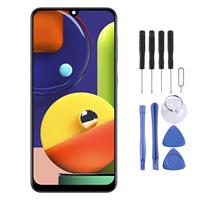 huismerk Originele super AMOLED materiaal LCD-scherm en digitizer volledige assemblage voor Galaxy A50s