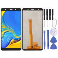 huismerk incell LCD-scherm en digitizer volledige assemblage voor Galaxy A7 (2018) A750F/DS A750G A750FN/DS (zwart)