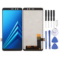 huismerk incell LCD-scherm en digitizer volledige assemblage voor Galaxy A8 PLUS (2018) A730F A730F/DS (zwart)