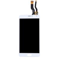 huismerk Metalen LCD-scherm en Digitizer voor Meizu Meilan (wit)