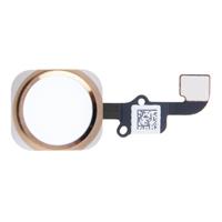 huismerk Home-knop Flex-kabel voor iPhone 6 & 6 plus geen ondersteuning voor vingerafdruk identificatie (goud)