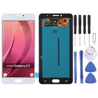 huismerk LCD-scherm en digitizer volledige montage (OLED-materiaal) voor Galaxy C7 Pro/C7010 (wit)