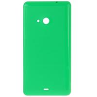 Glad oppervlakte kunststof Back Cover vervanging voor Microsoft Lumia 535(Green) huisvesting