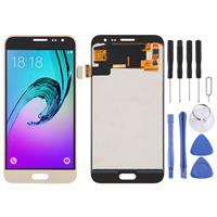 huismerk TFT-materiaal LCD-scherm en digitizer volledige assemblage voor Galaxy J3 (2016) J320FN J320F J320G J320M J320A J320V J320P (goud)