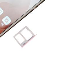 huismerk SIM Card Tray + SIM / Micro SD Card Tray for Galaxy C7 Pro / C7010 & C5 Pro / C5010(Rose Gold)