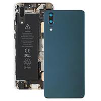 huismerk Achtercover met camera lens (origineel) voor Huawei P20 (blauw)