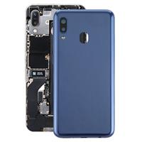 huismerk Batterij achtercover met Zijkleutels voor Galaxy A20e (blauw)