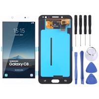 huismerk LCD-scherm en digitizer volledige assemblage (OLED-materiaal) voor Galaxy C8 C710F/DS C7100