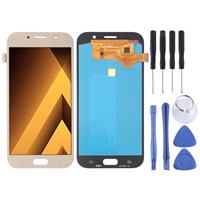 huismerk LCD-scherm en digitizer volledige assemblage (OLED-materiaal) voor Galaxy A7 (2017) A720F A720F/DS (goud)