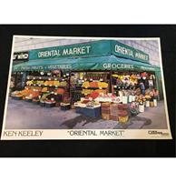 fiftiesstore Ken Keeley Oriental Market Poster - 1987 - 60 x 80 cm