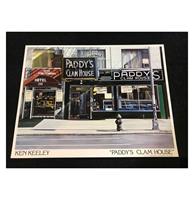 fiftiesstore Ken Keeley Poster Paddy's Clam House - 1985