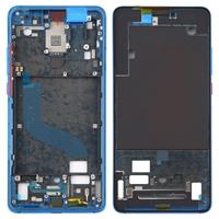 huismerk Front behuizing LCD-frame bezel plaat voor Xiaomi Redmi K20/Redmi K20 Pro/mi 9T/mi 9T Pro (blauw)