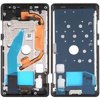 huismerk Voorzijde behuizing LCD frame bezel Plate voor Nokia 8 Sirocco (zwart)