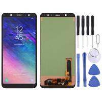 huismerk incell LCD-scherm en digitizer volledige assemblage voor Galaxy A6 PLUS (2018) (zwart)