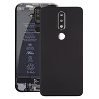 huismerk Batterij achtercover met camera lens voor Nokia X6 (2018)/6 1 plus TA-1099 (zwart)